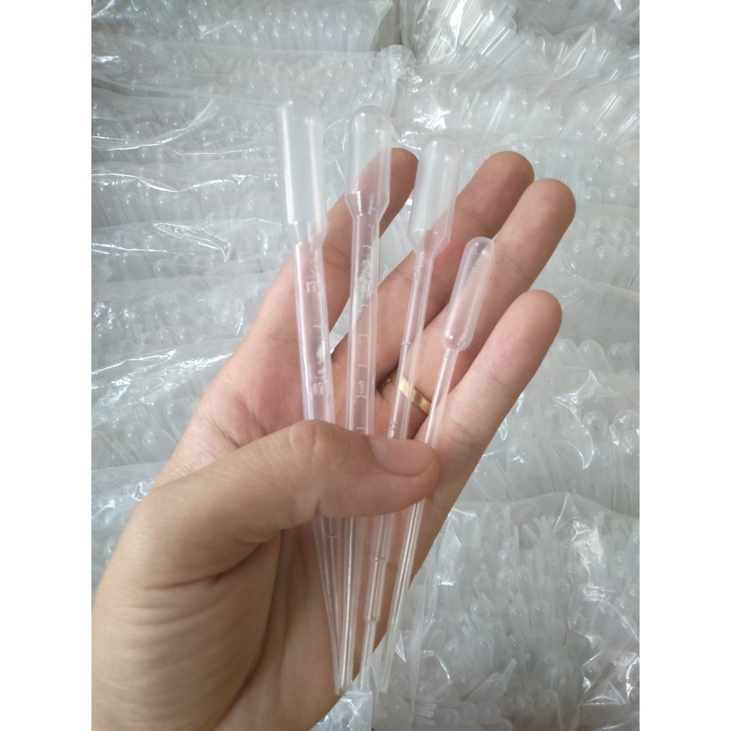 10 Ống bóp nhỏ giọt các cỡ 5ml, 3ml, 2ml, 1ml, 0.5ml