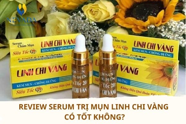 [HCM]Serum Chấm Mụn - Linh Chi Vàng