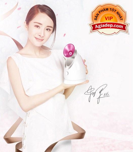 Máy xông hơi massage mặt Dương Mịch - Hỗ trợ trang điểm, làm đẹp da, mịn da, trị liệu mụn - Agiadep.com