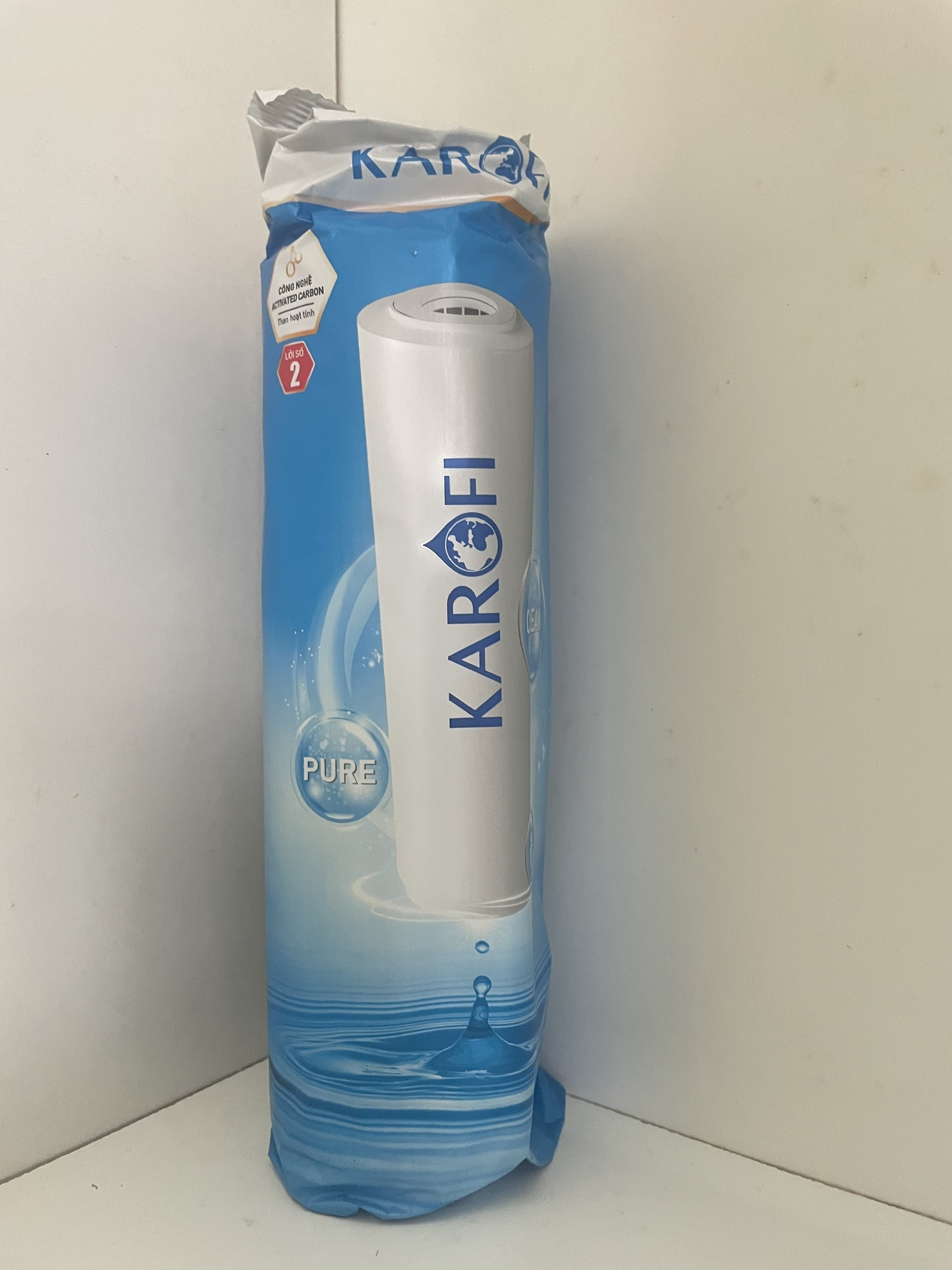 (HCM) Lõi Lọc Nước Karofi Số 2 OCB, Loại 10 Inch - (Dùng Trong Các Máy Lọc Nước RO)