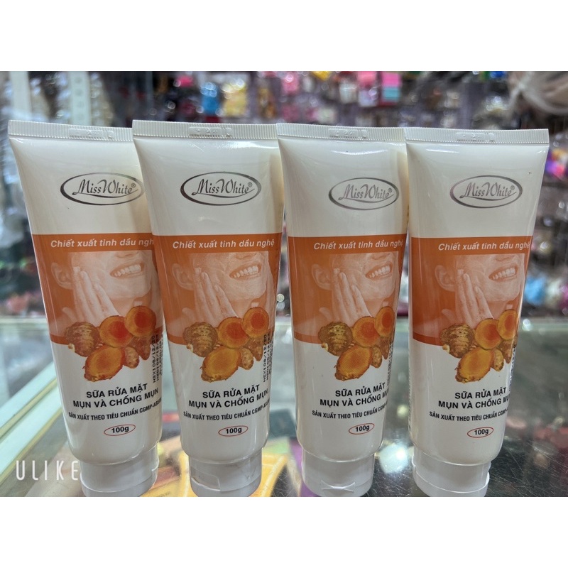 Sữa rửa mặt mụn và chống mụn MissWhite 100g