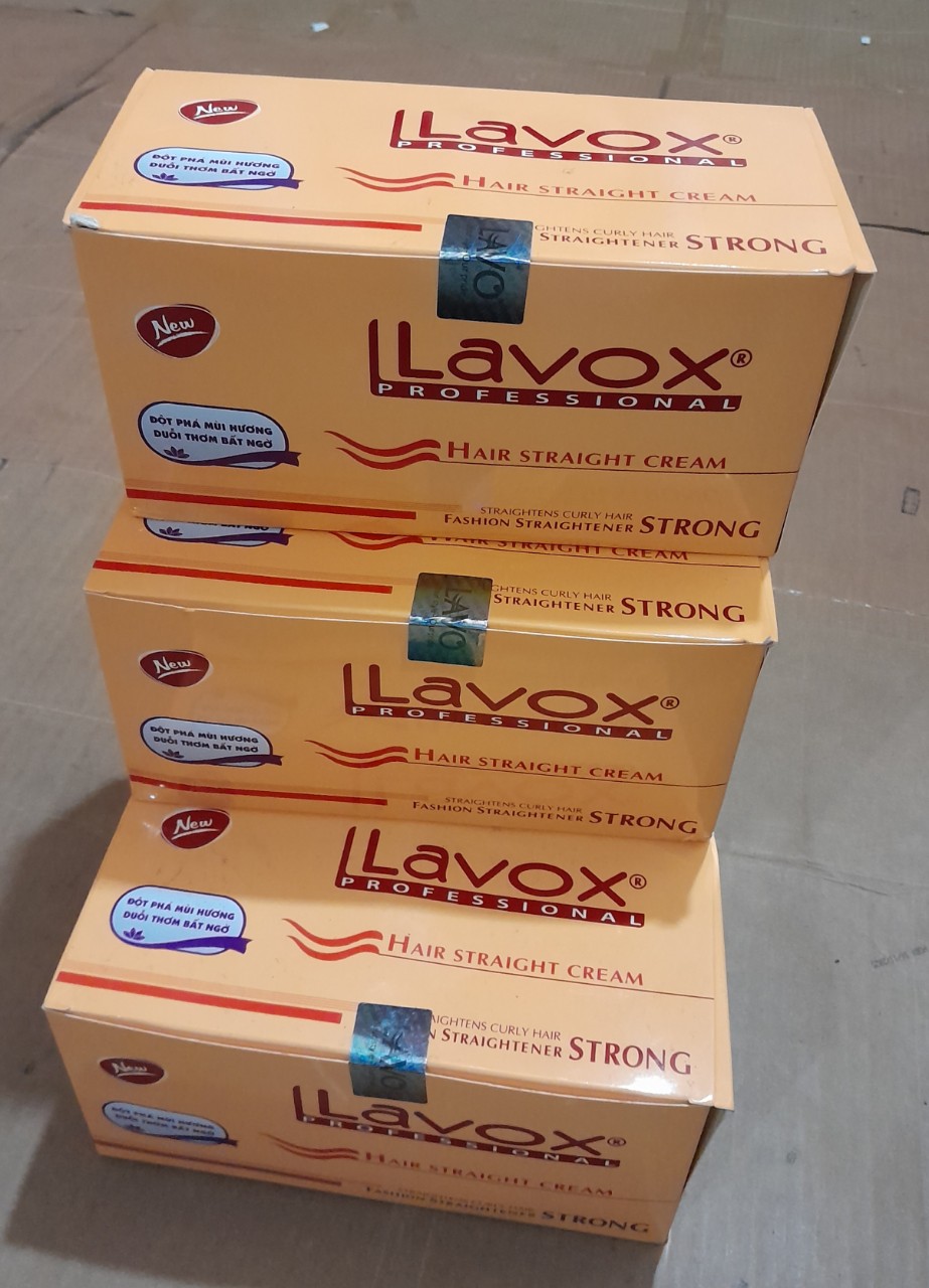 Kem duỗi tóc Lavox (500ml+500ml) 1 cặp