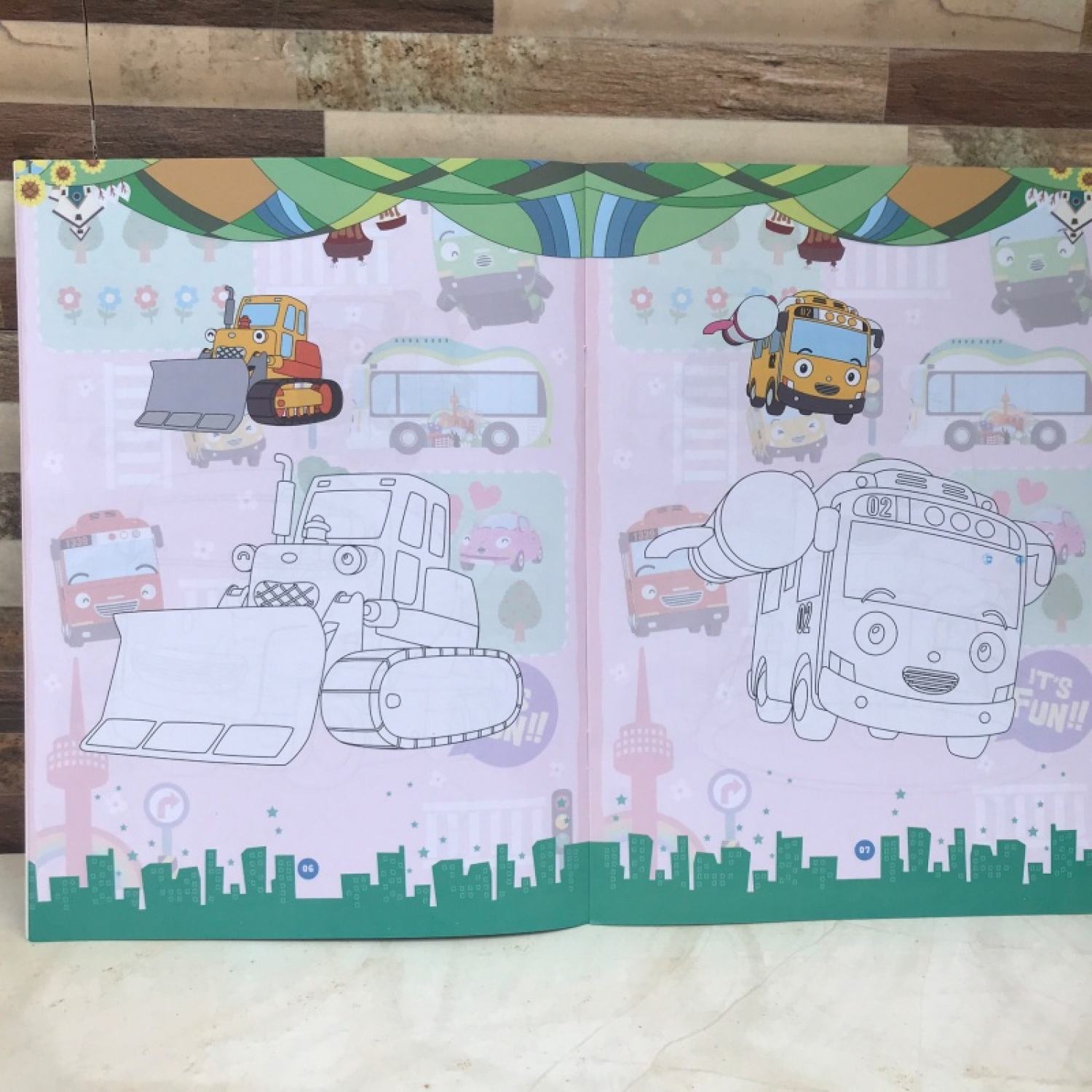 (Thịnh Phát) tập / vở bé tô màu TAYO(VPP Tri Nhan)