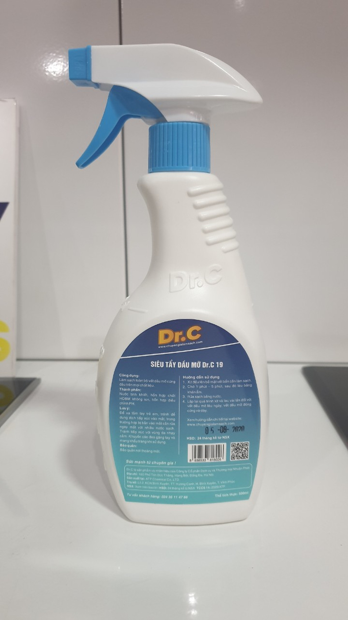 Siêu tẩy dầu mỡ Dr.C 500ml