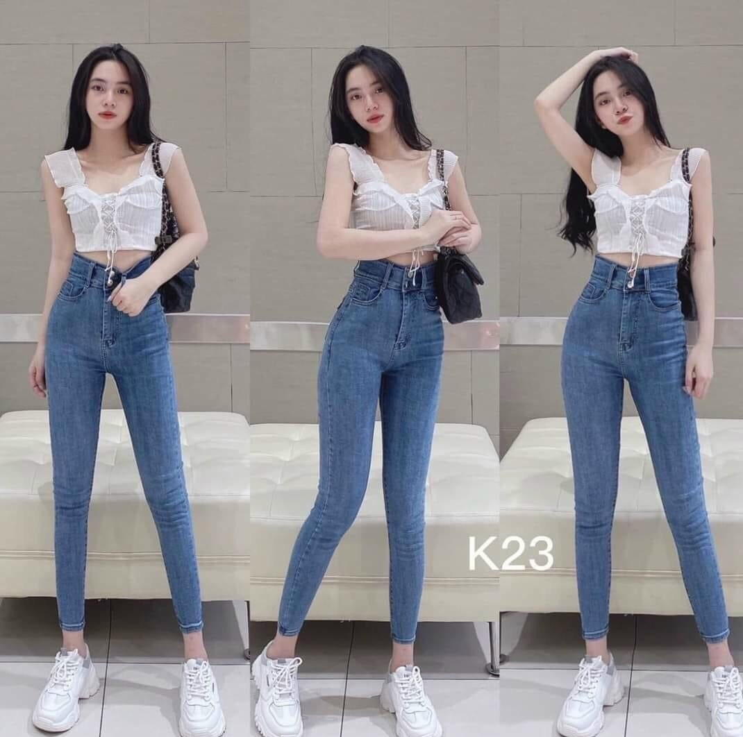 [HCM]QUẦN JEAN NỮ THỜI TRANG CAO CẤP FORM ÔM CHUẨN - LƯNG CAO MẪU MỚI ALANAFASHION - QJNU2013