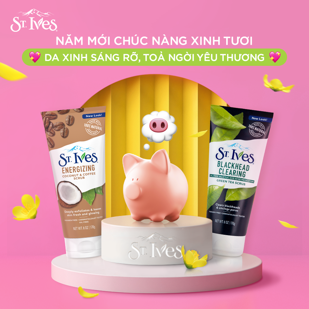 Sữa Rửa Mặt Tẩy Tế Bào Da Chết St.Ives 170g