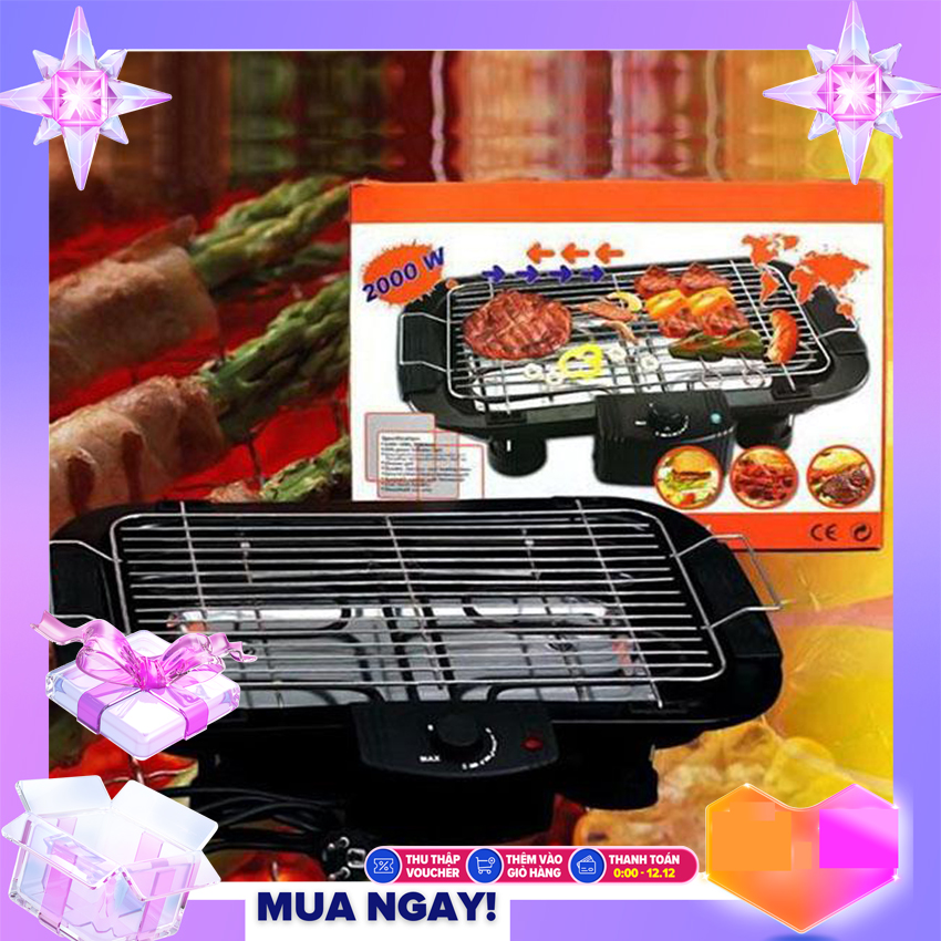 Bếp nướng điện - bếp điện - lò nướng - bếp nướng không khói loại 1, dùng nướng các loại thức ăn ngon, an toàn, tiết kiệm điện, bếp nướng đa năng, nồi nướng đa năng, bếp điện đa năng - bảo hành 12 tháng