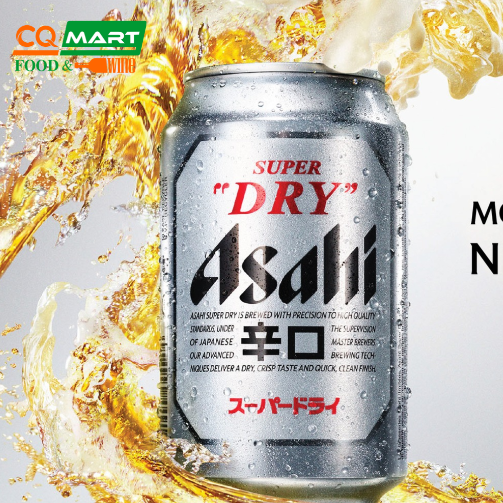 Bia Nhật Asahi Super Dry Lon 330ml