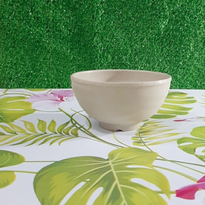 [HCM]Chén cơm nhựa Melamine kiểu Nhám Nâu cao cấp (CO15N)