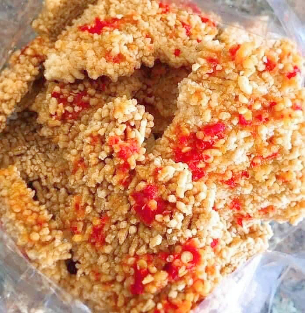 Cơm cháy mắm tỏi Bình Định, túi 500gr