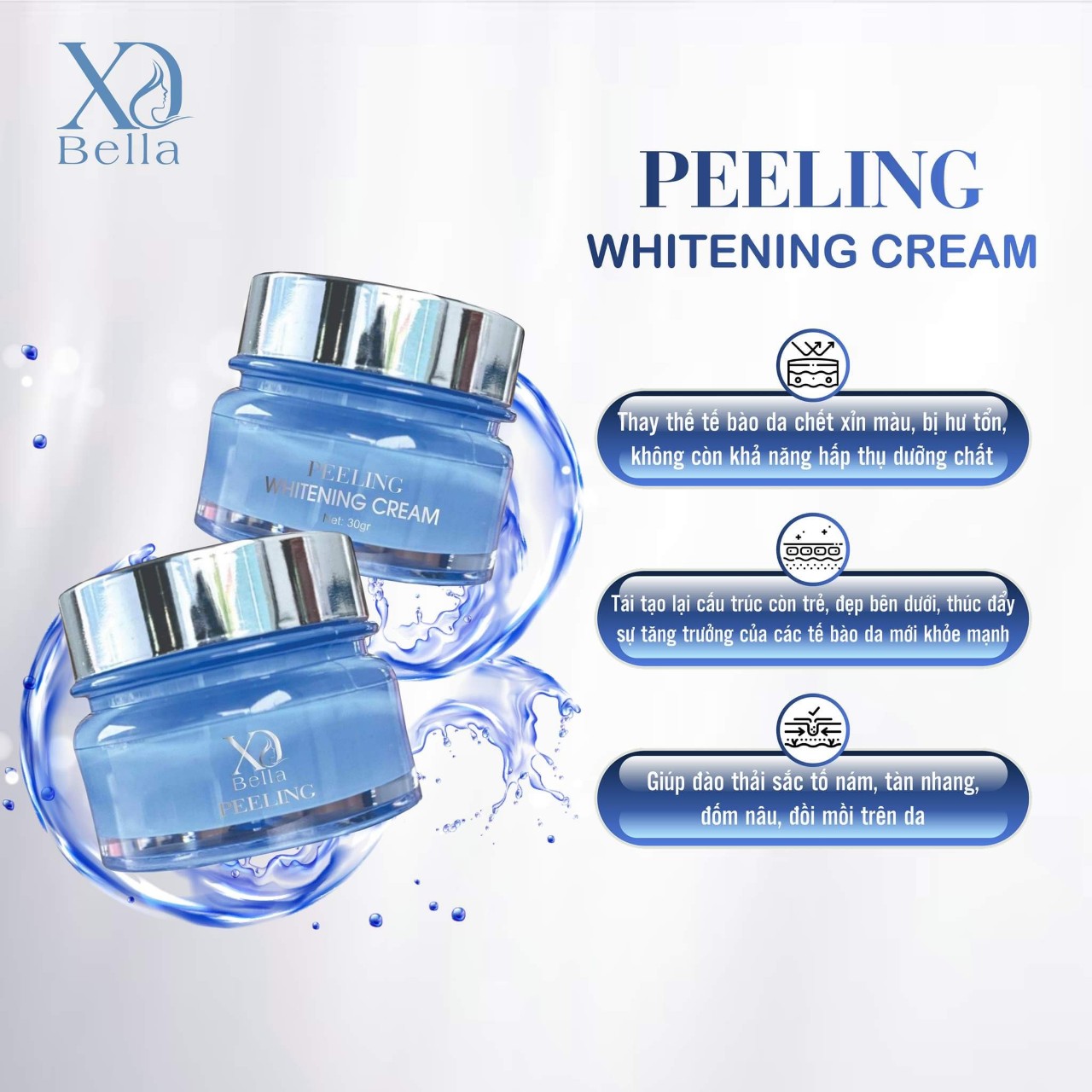 Kem peeling tái tạo da mẫu mới
