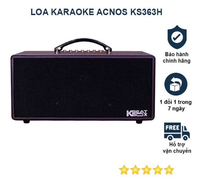Loa kéo karaoke loa kéo karaoke mini bluetooth xách tay acnos ks363h