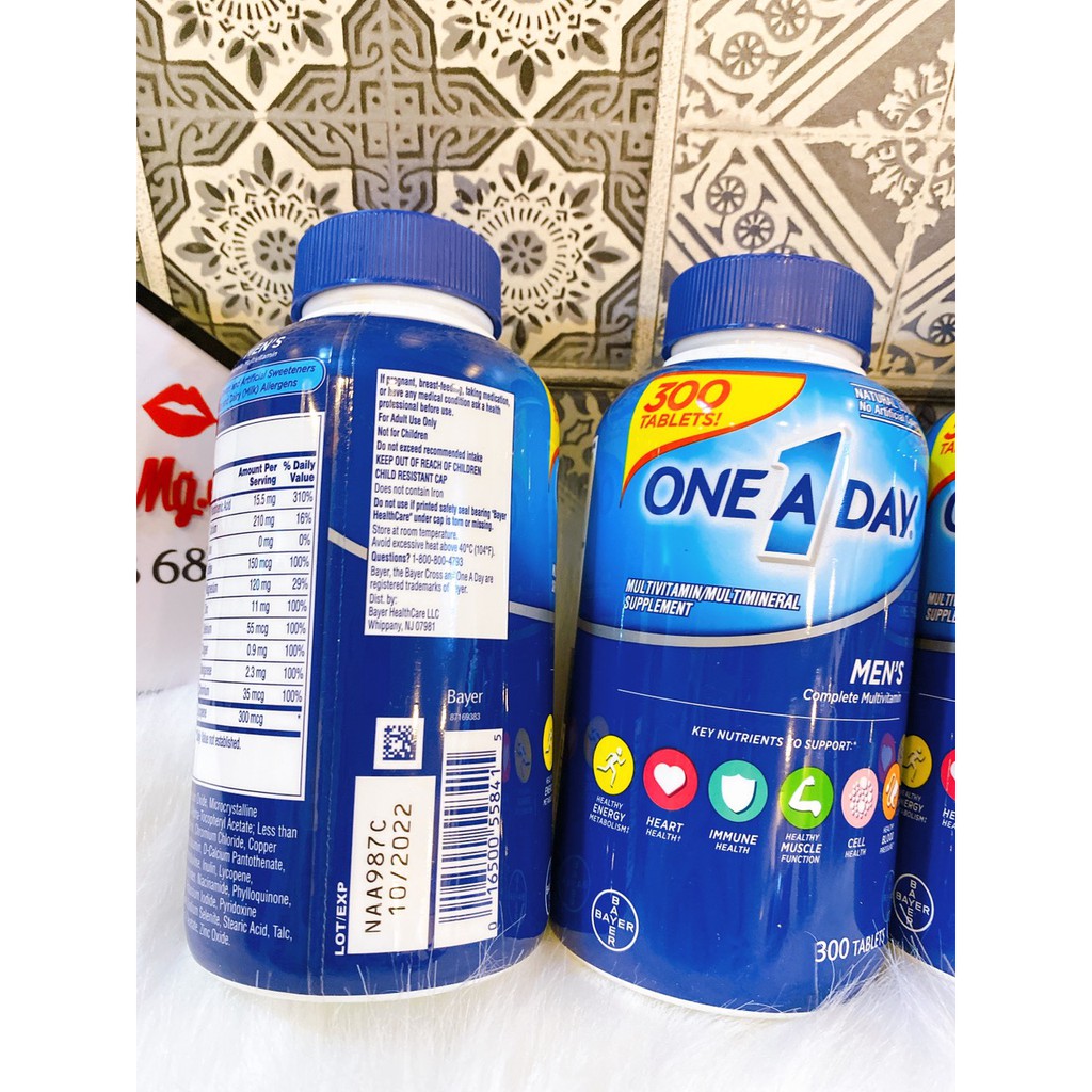 Hộp 300 Viên One A Day Cho Nam