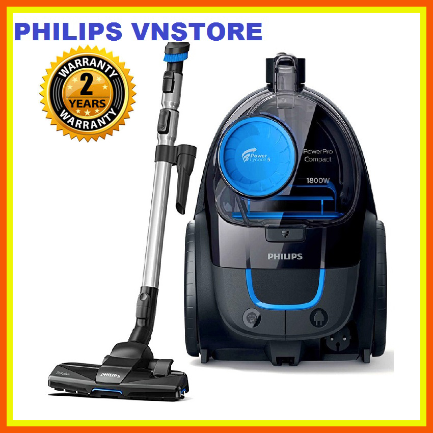 [HCM]Máy hút bụi không túi 1800W Philips FC9350 Lực hút mạnh mẽ hơn với PowerCyclone 5