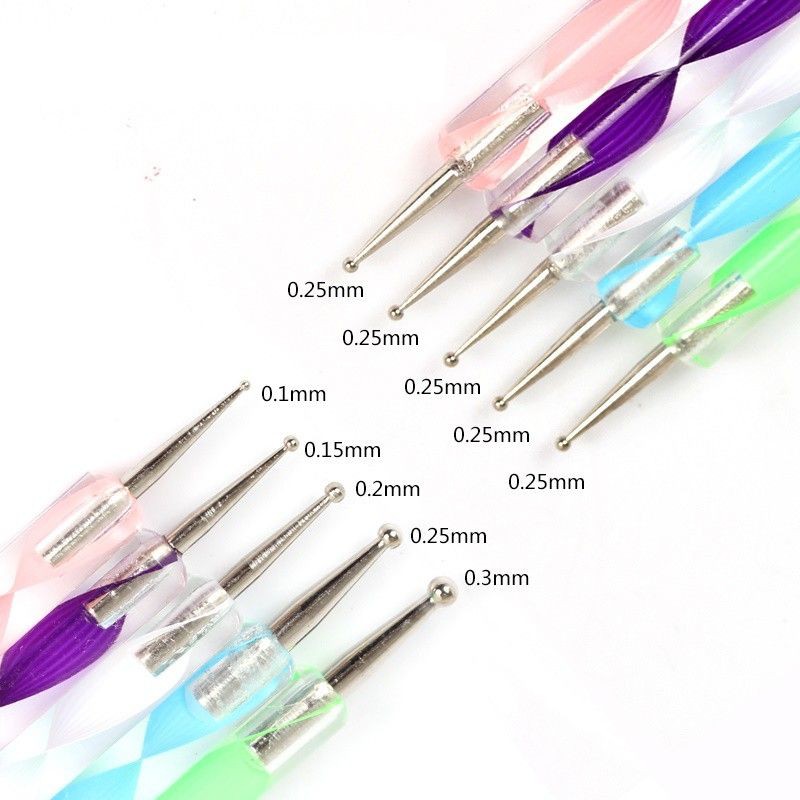[HCM]Set 5 cọ chấm bi đủ size