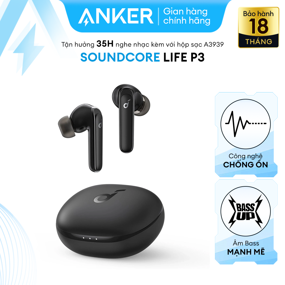 Tai nghe bluetooth TWS SOUNDCORE (by Anker) Life P3 - A3939