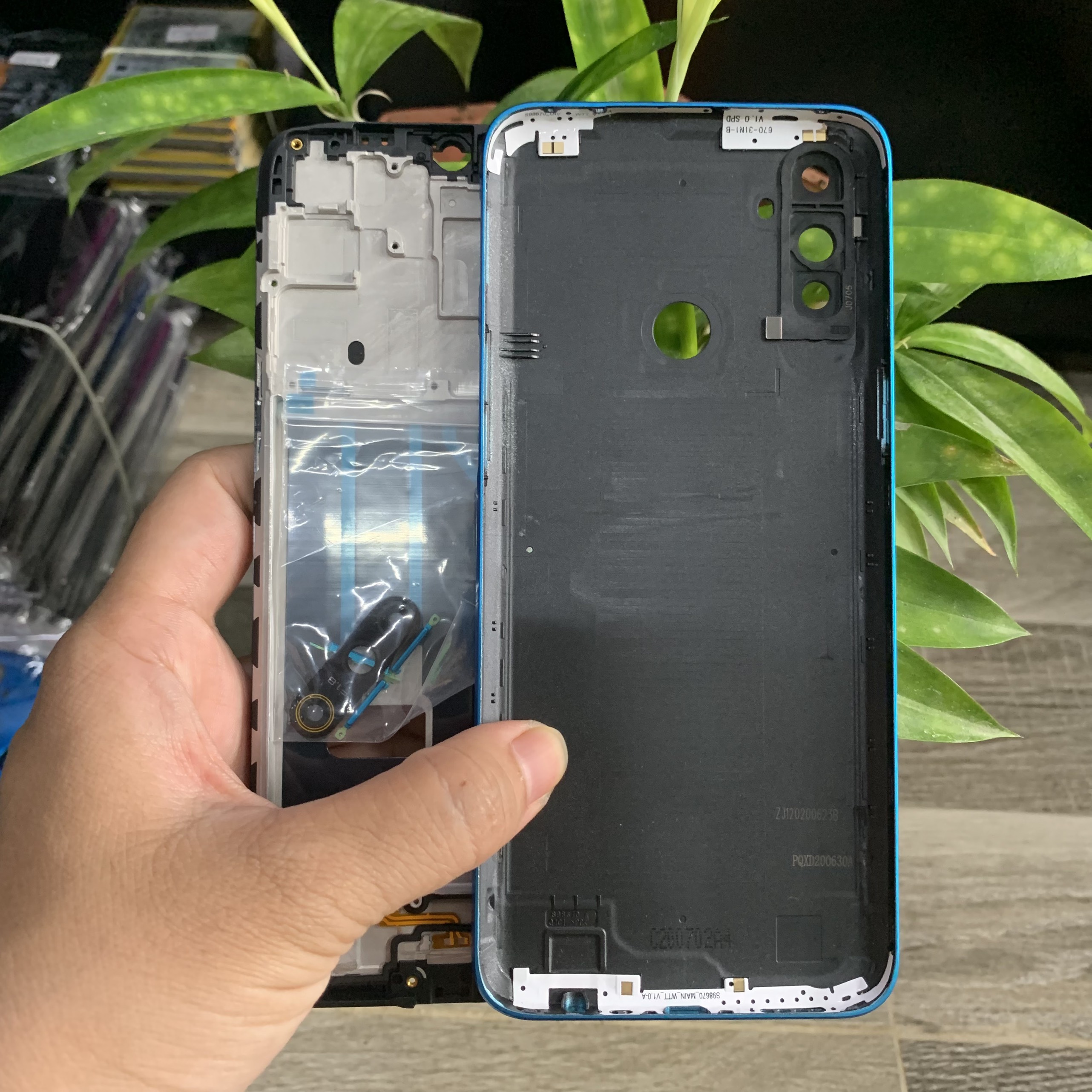 Bộ Vỏ Sườn Realme C3 Zin Hàng Cao Cấp