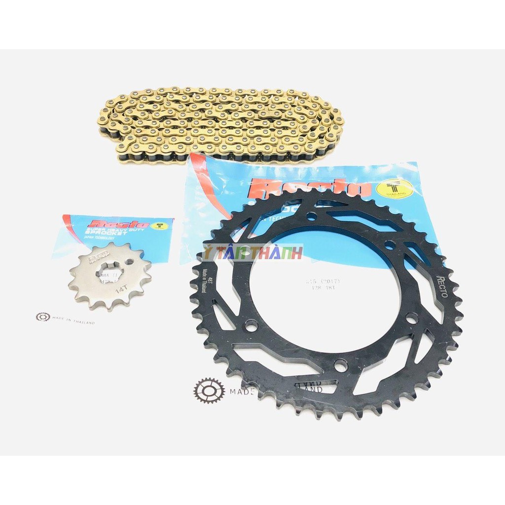 Bộ nhông sên dĩa dùng cho xe R15 V3, sản phẩm tốt, độ bền cao, cam kết sản phẩm nhận được như hình và mô tả, inbox shop để được tư vấn thêm