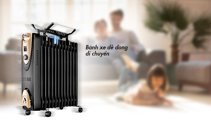 Máy sưởi dầu 13 thanh Saiko CDN-RY2000-13AT (Giá áp dụng giao tại HN, HCM& các tỉnh liên hệ shop)
