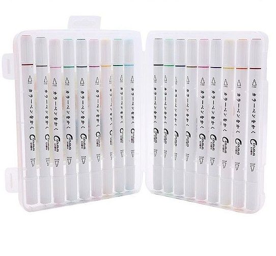 Bút lông màu hai đầu marker Cenvava - Mini 0901