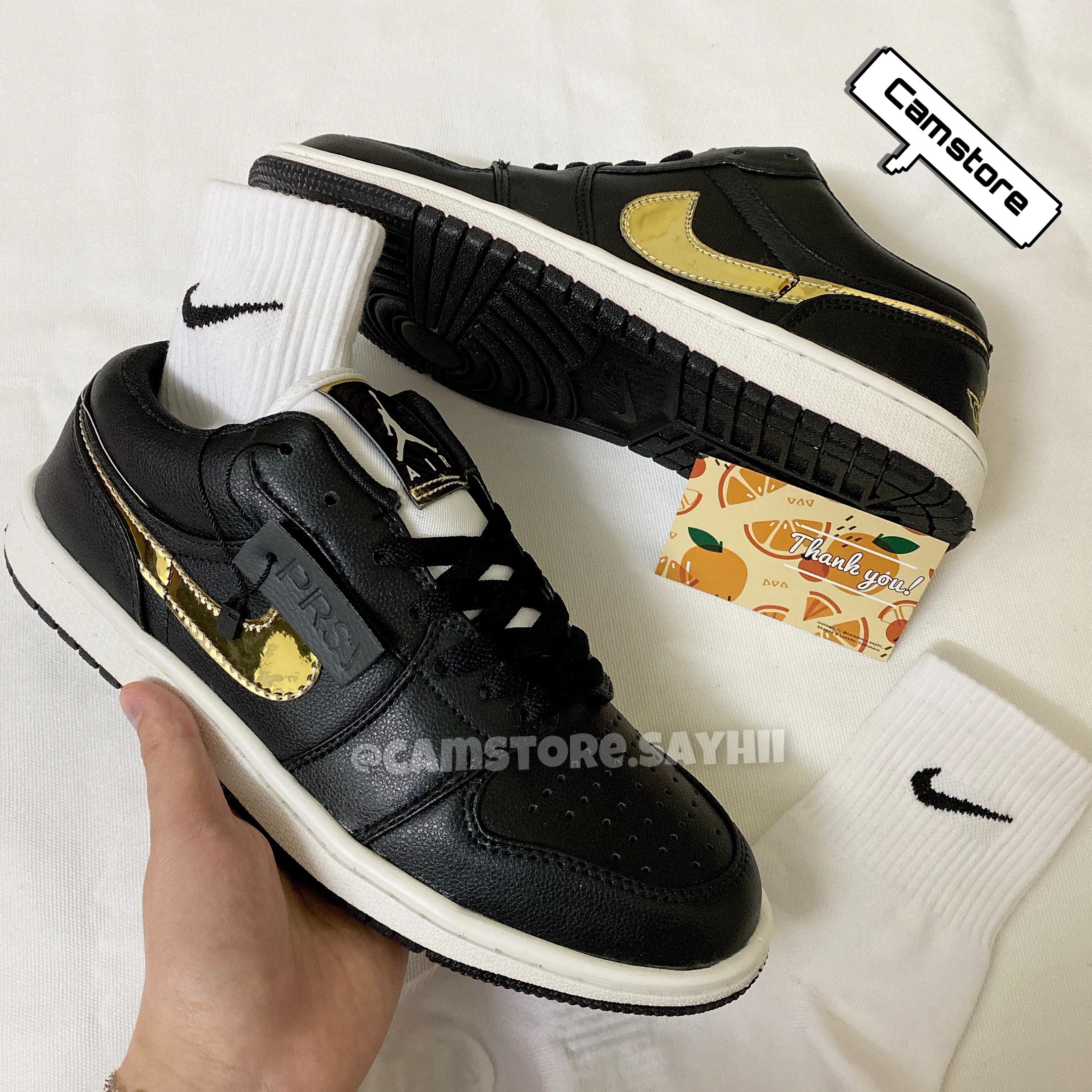 Giày Thể Thao Sneaker Nam JD Màu Đen Cổ Thấp