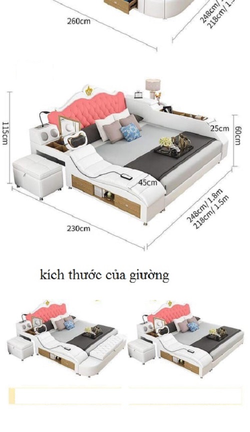 giường ngủ mát xa nhập khẩu