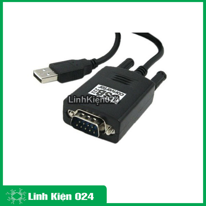 Cáp chuyển đổi usb to com rs232 chất lượng cao ( đen )