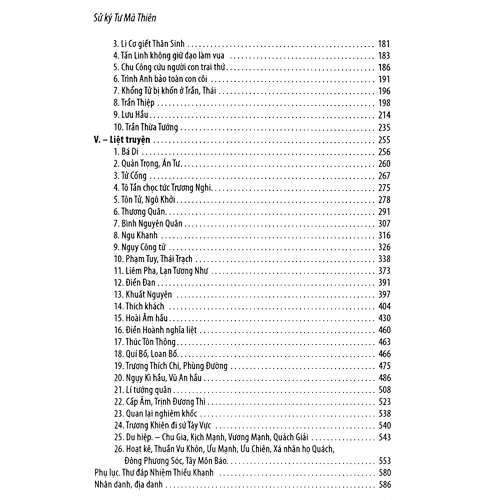 Sách - Sử Ký Tư Mã Thiên