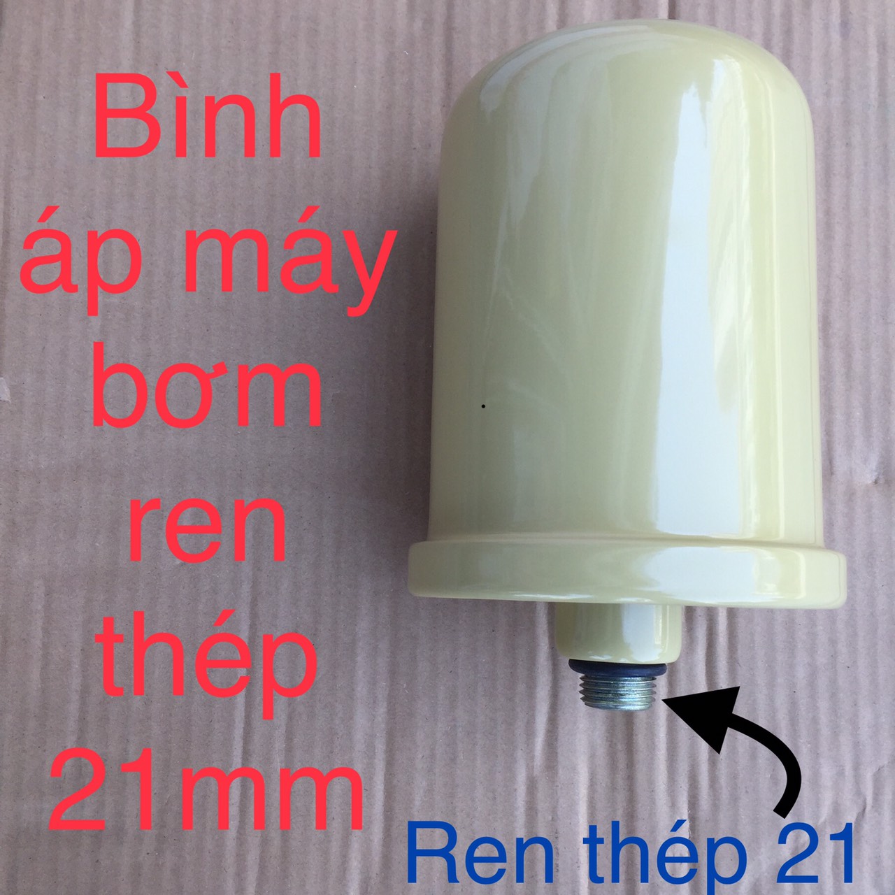 Bình tăng áp máy bơm Ren thép 21 dành cho tất cả máy bơm tăng áp