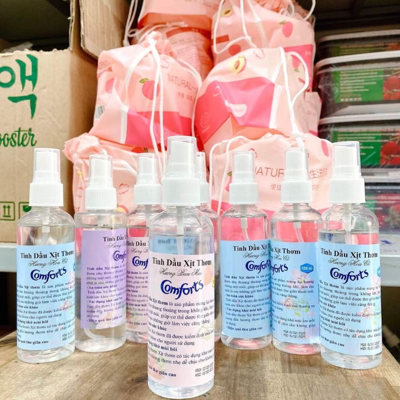 Tinh Dầu Xịt Thơm Quần Áo Comforts 100ml PVN1358