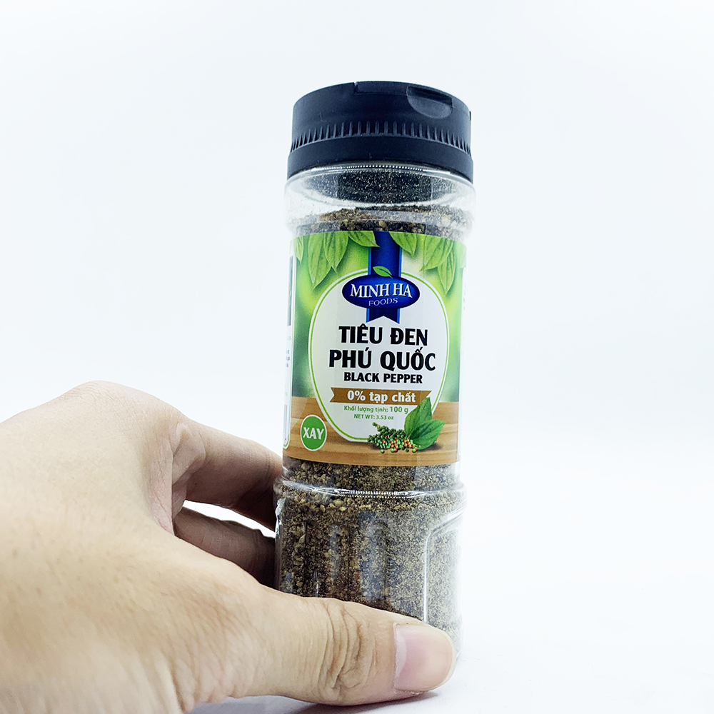 Tiêu đen xay Phú Quốc Minh Hà 100g