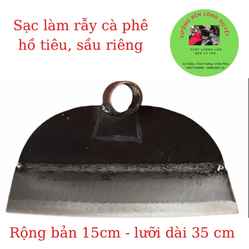 Sạc sới đất làm vườn rẫy cỏ làm vườn cây cà phê hồ tiêu