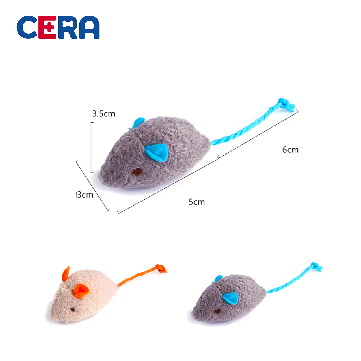 Set 3 Chuột Đồ Chơi Cho Thú Cưng - Đồ Chơi 051