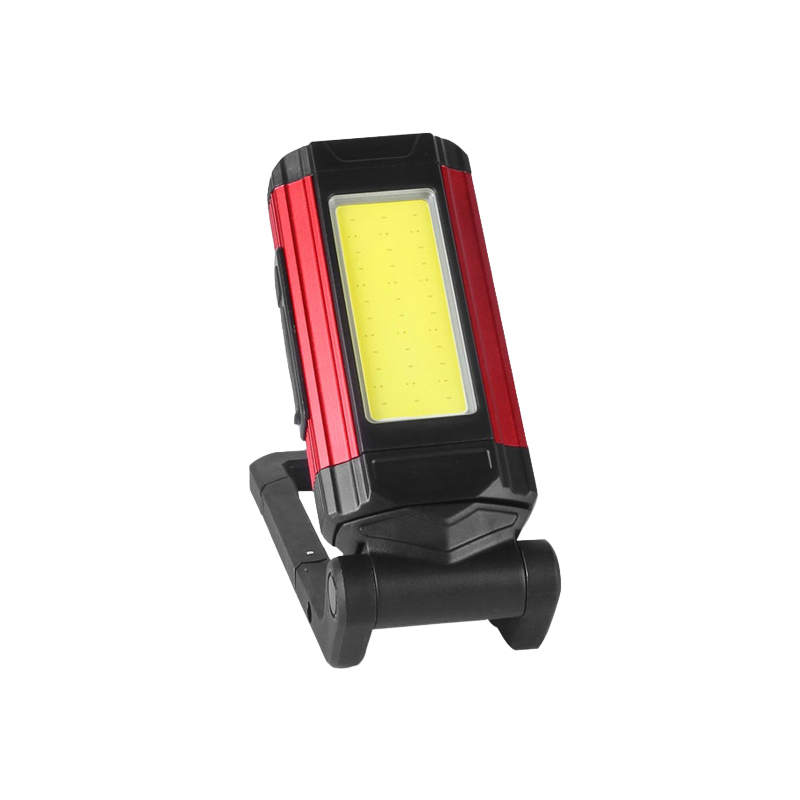 Super bright and practical led USB rechargeable magnetic charging light with magnetic suction clip adjustable LED work light delivery angle fast