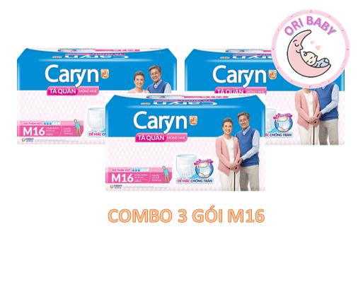 Combo 3 gói Tã Quần Caryn