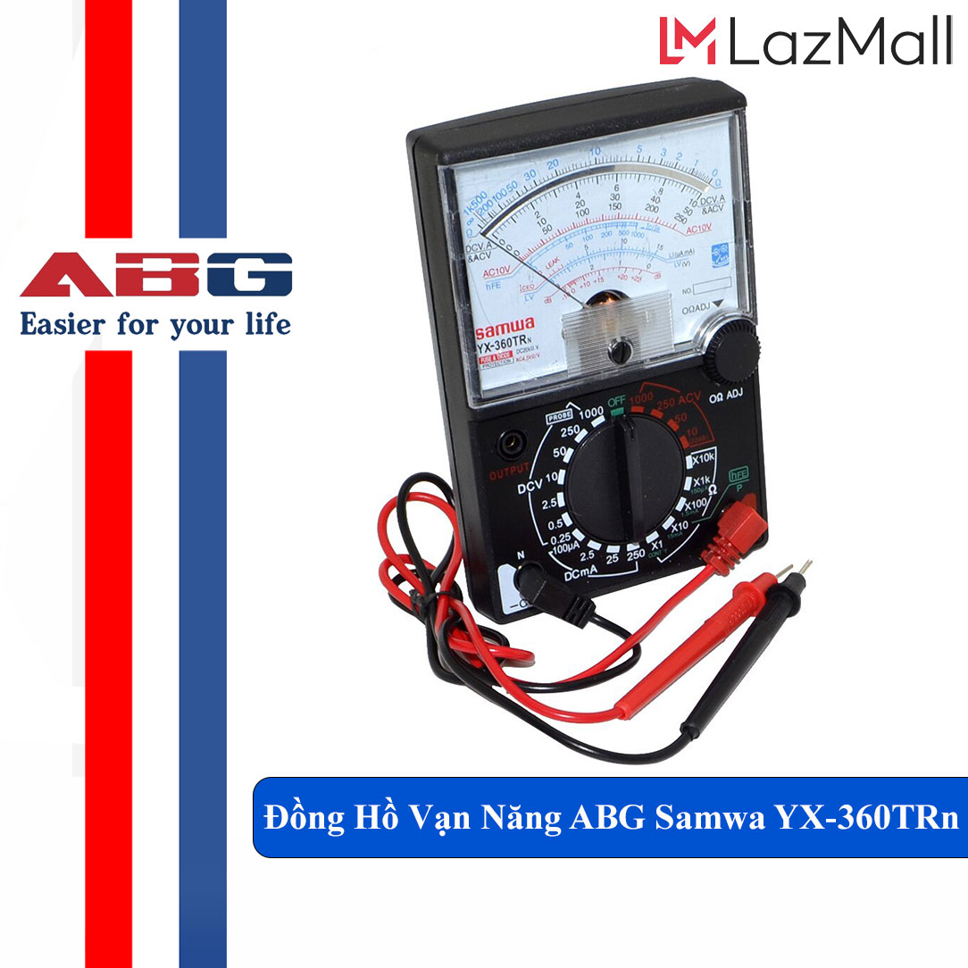 Đồng hồ vạn năng kỹ thuật số abg samwa yx-360trn