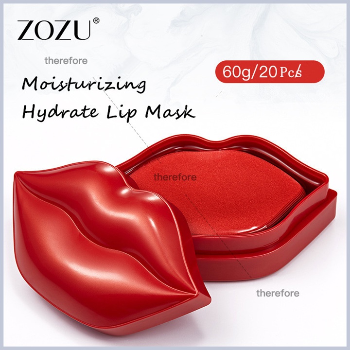 Mặt nạ ngủ môi zozu hộp 20 miếng. mặt nạ dưỡng ẩm môi, làm hồng môi - sa864