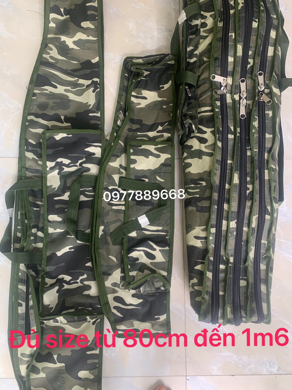 Bao đựng cần câu 3 ngăn từ 80cm đến 1m2