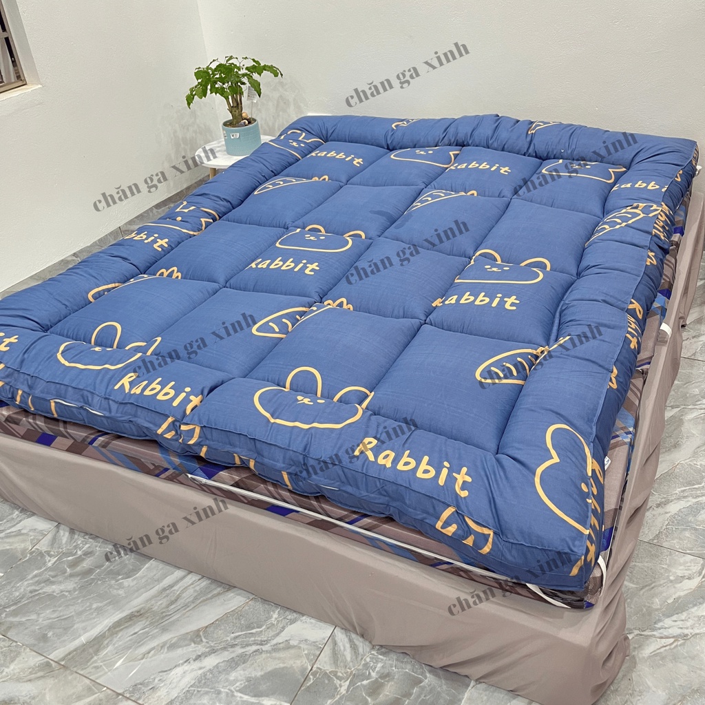 Nệm topper cao cấp mềm mại êm ái đệm topper có chun bo góc đủ size được chọn màu