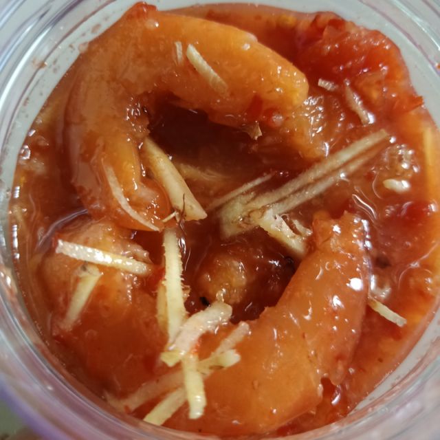 Tôm chua riềng bỏ đầu loại đặc biệt đặc sản Huế  combo 2 hủ 400gr