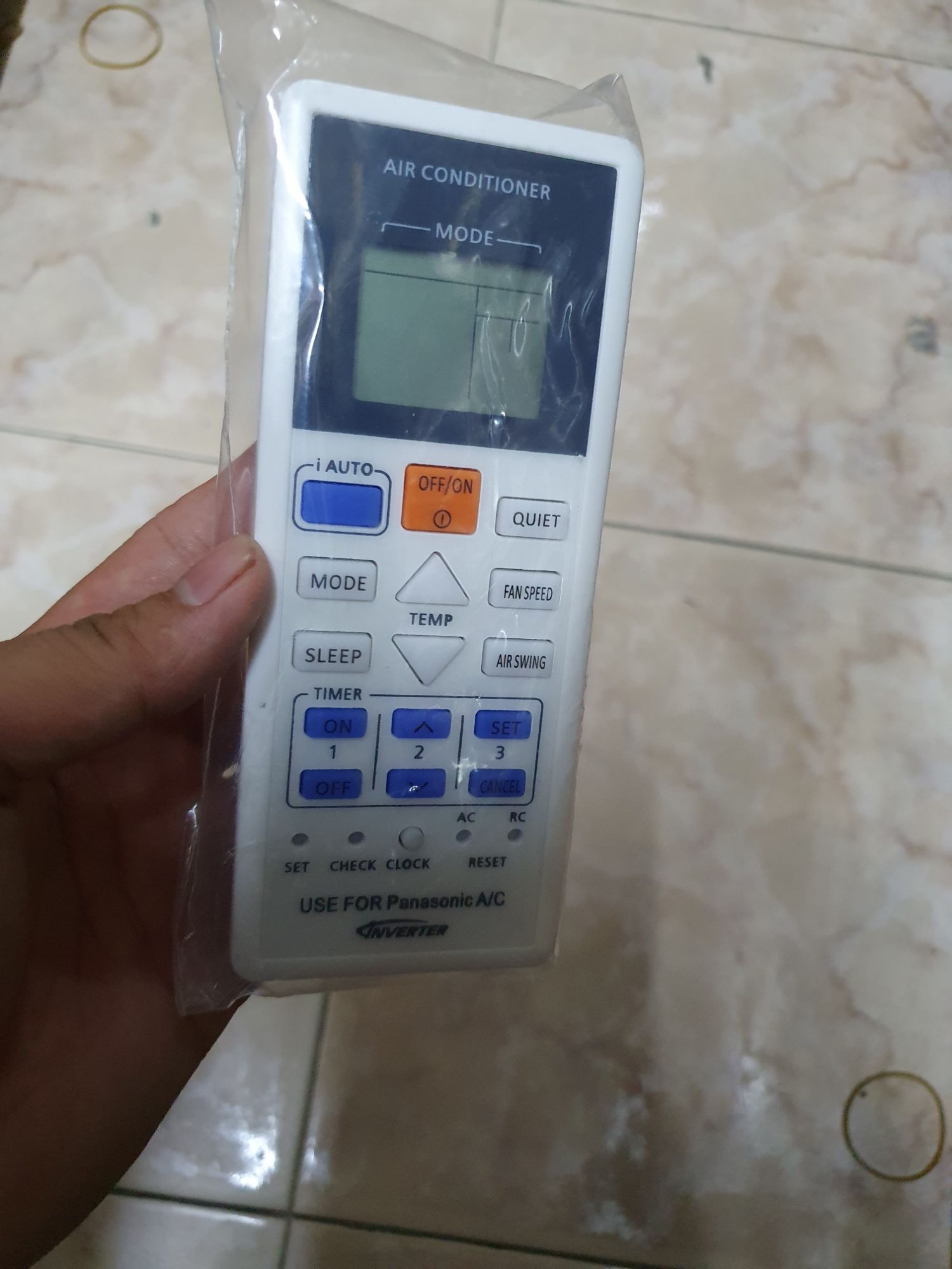 điều khiển điều hòa Panasonic inventer