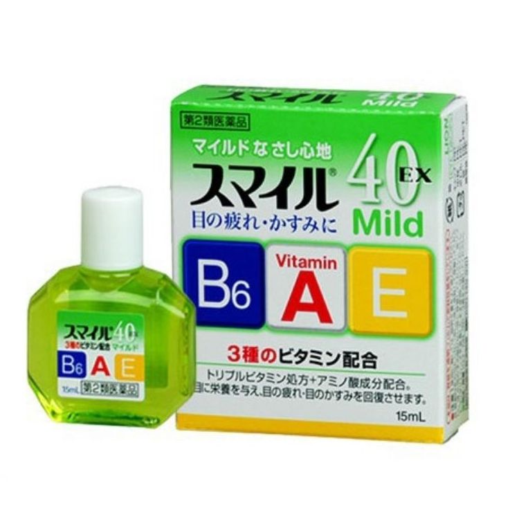 [HCM]NƯỚC NHỎ MẮT LION 40 EX  15ML NHẬT BẢN