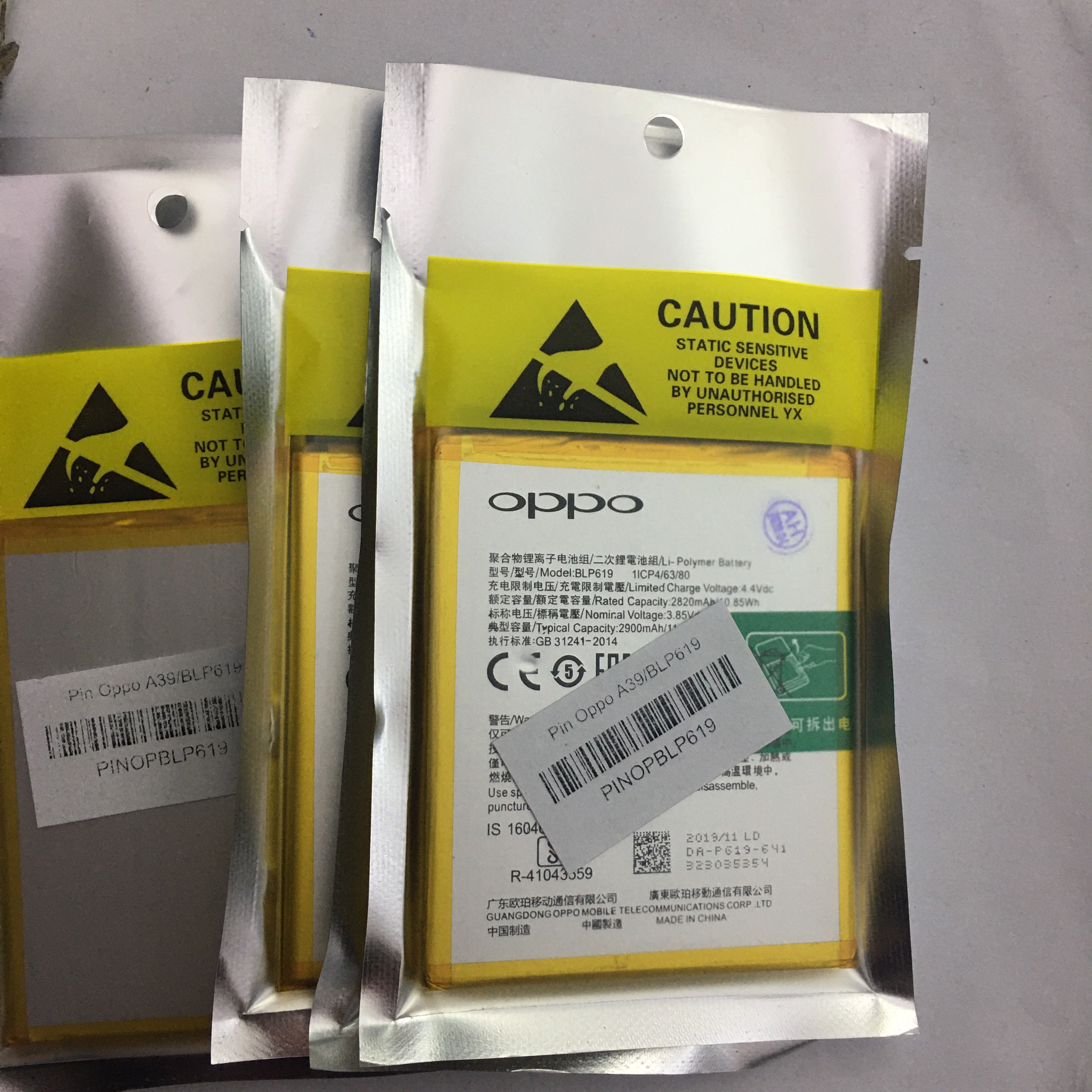 Pin Oppo A39 - dung lượng 2900 mAh