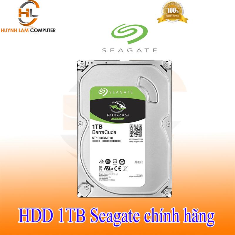 Ổ Cứng gắn trong HDD 1TB Seagate BarraCuda chuẩn 3.5" - hãng phân phối