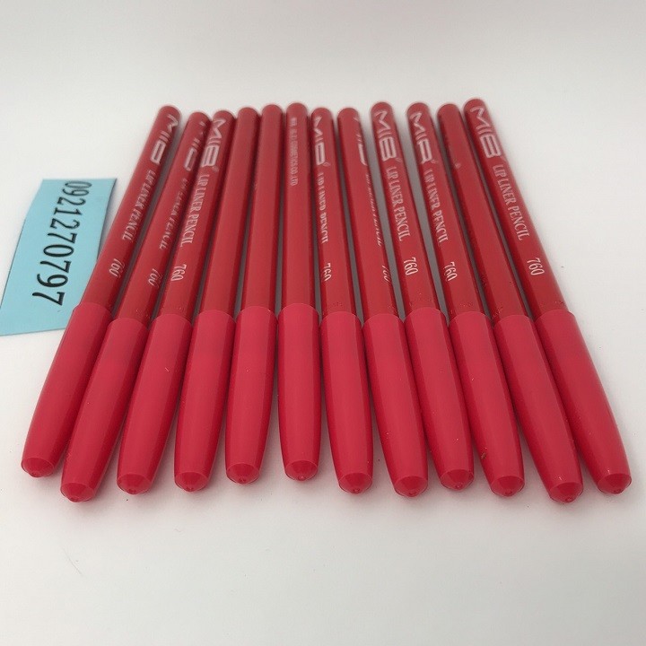 Chì kẻ Viền môi, mắt MIB - CHÌ VIÊN MƠI ĐỎ 760