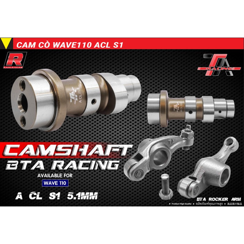CỐT CAM + CÒ LĂN WAVE 110 / DREAM  100  TA RACING