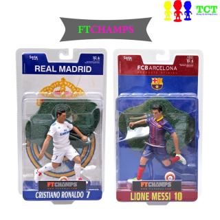 Tượng cầu thủ cao 17cm FTCHAMPS CR7 Ronaldo Real M10 Messi Barcelona thumbnail