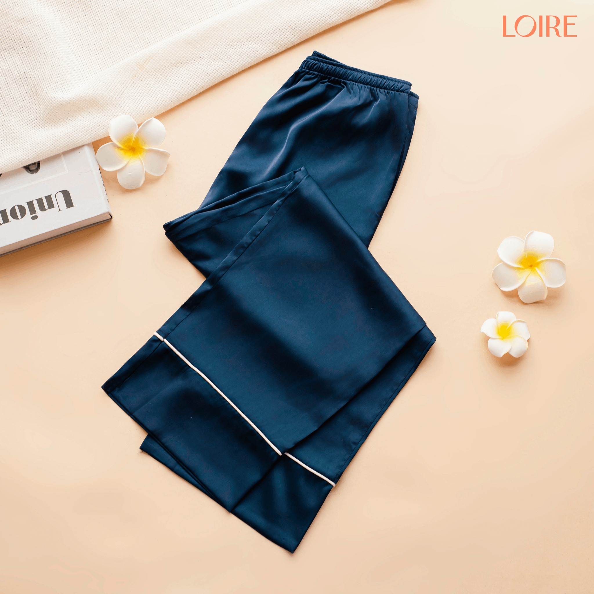 Bộ Đồ Ngủ Lụa Basic Dáng Dài Thoải Mái Loirechic PDD06