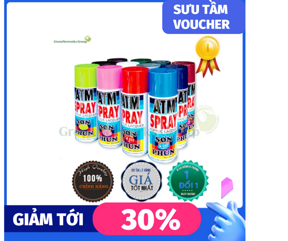 sơn xịt ATM bán lẻ giá sỉ(400ml)