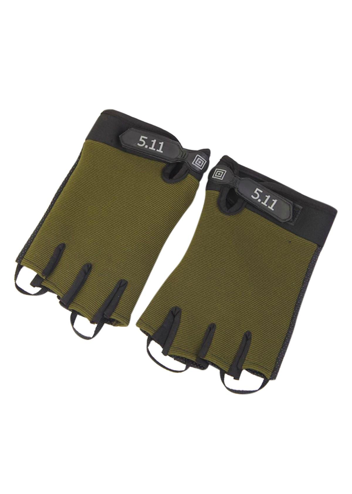 Găng tay cụt 5.11 xanh